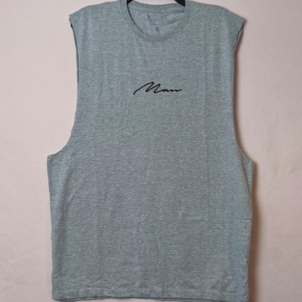 Boohoo Man Gray Signature Tank Top size XL